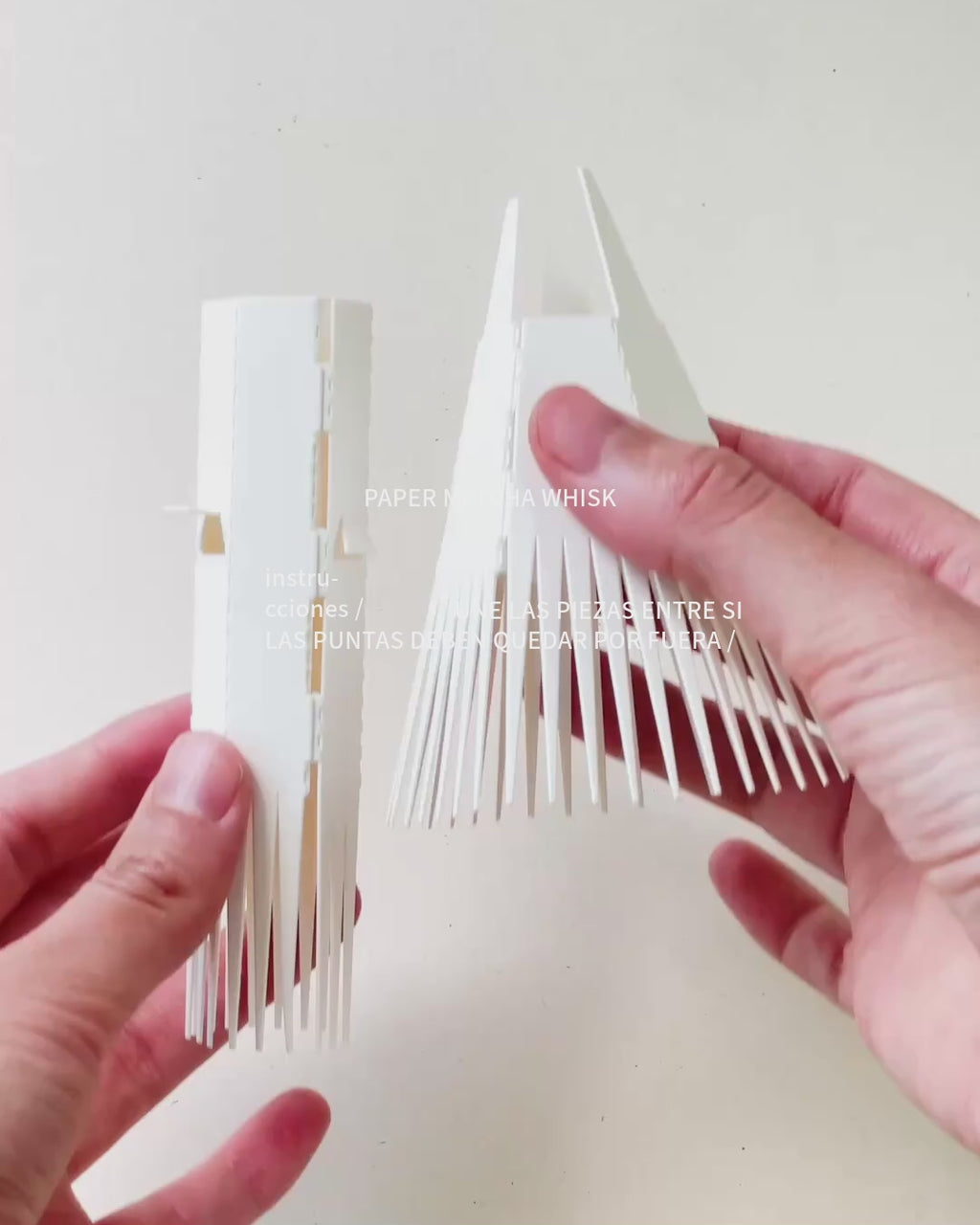 Paper Matcha Whisk